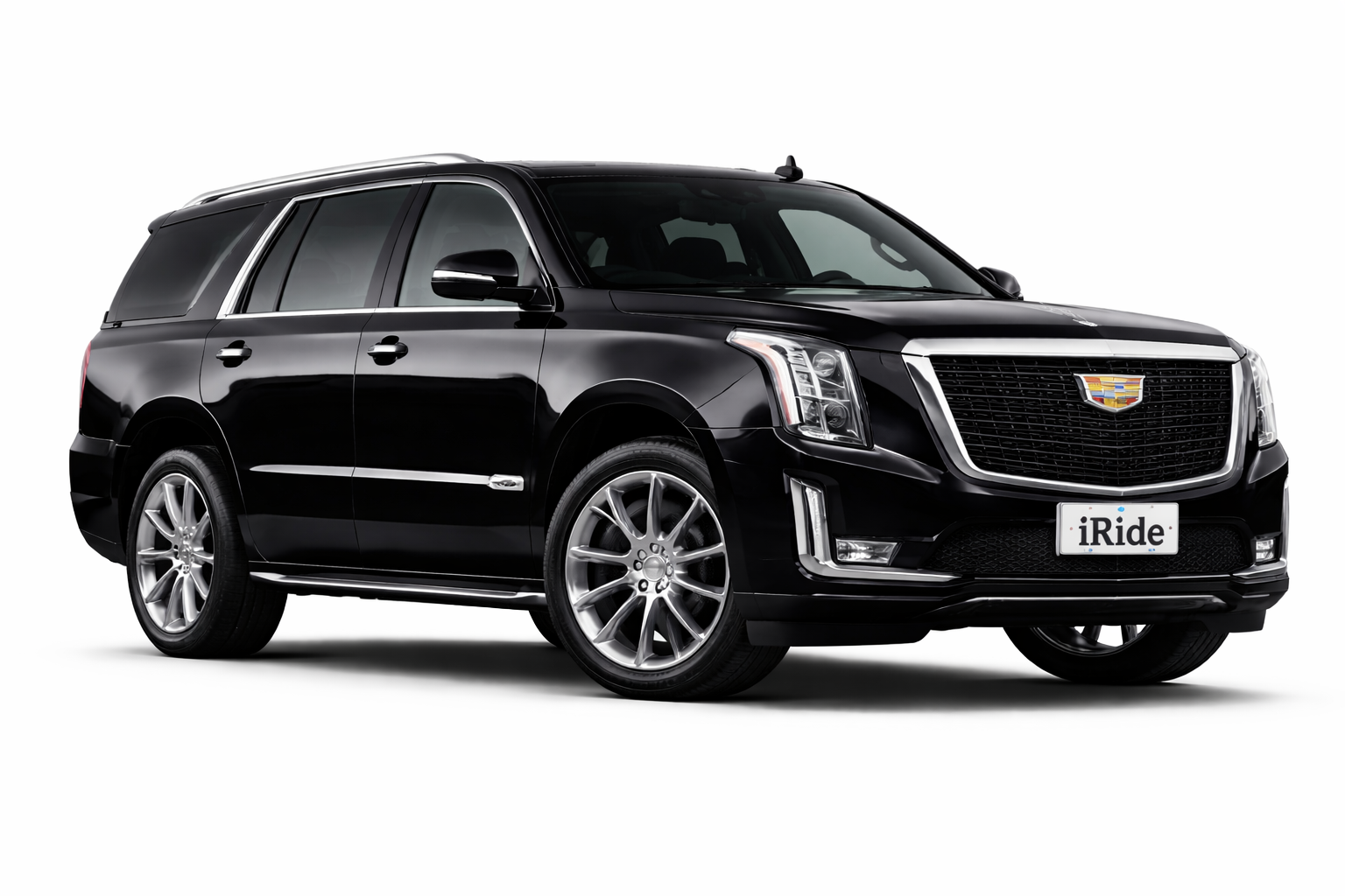 Luxury black SUV Los Angeles