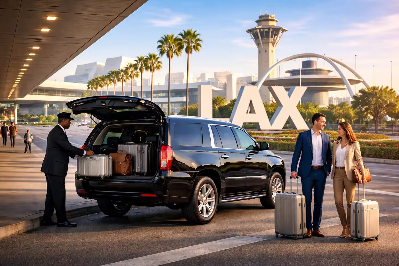 iRide360 luxury airport chauffeur service in Los Angeles